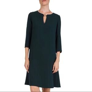 GERARD DAREL Donatella Keyhole Shift Dress In Green SZ 38/6